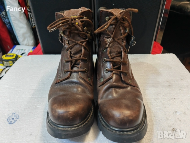 Мъжки кожени Ботев Caterpillar 45 номер , снимка 3 - Мъжки боти - 51922713