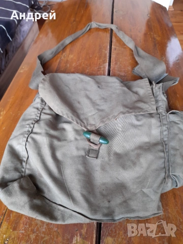 Стара торба от противогаз #2, снимка 2 - Антикварни и старинни предмети - 53623553