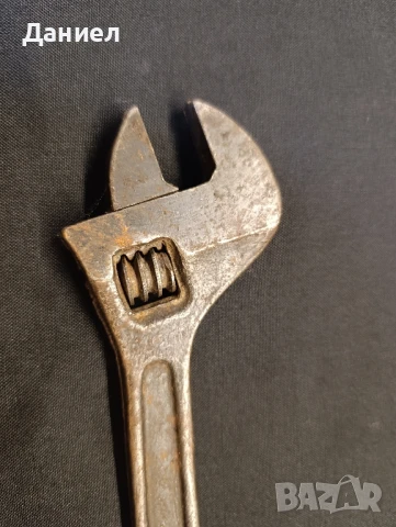 Съветски "френски"ключ, снимка 3 - Антикварни и старинни предмети - 51184506