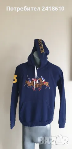 POLO Ralph Lauren Racing Horses Hoodie Womens Size L ОРИГИНАЛ! Дамски Суичър!, снимка 4 - Суичъри - 49796105