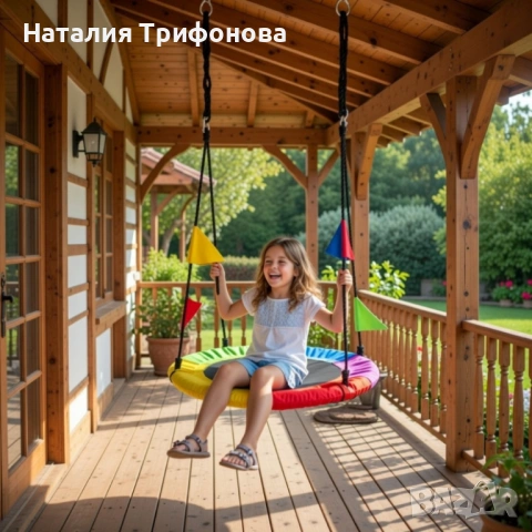 Люлка "Щъркелово гнездо" — здрава, удобна и подходяща за деца и възрастни до 150 кг