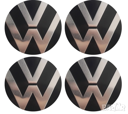 Алуминиеви стикери 65мм за тасове / за капачки за джанти / за Volkswagen VW Audi Renault Mazda Kia, снимка 9 - Аксесоари и консумативи - 49040693