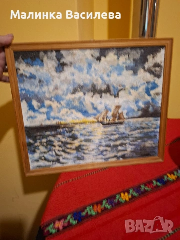 картина маслени бои , снимка 7 - Антикварни и старинни предмети - 53386256