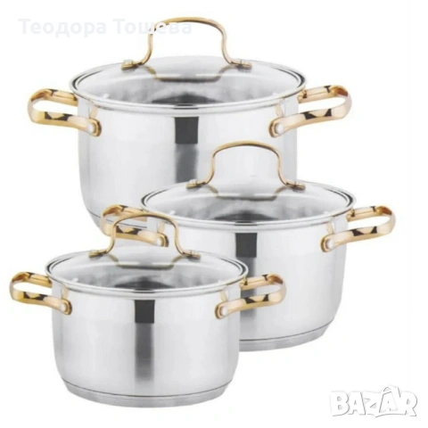 Тенджери от неръждаема стомана , снимка 4 - Съдове за готвене - 53070497