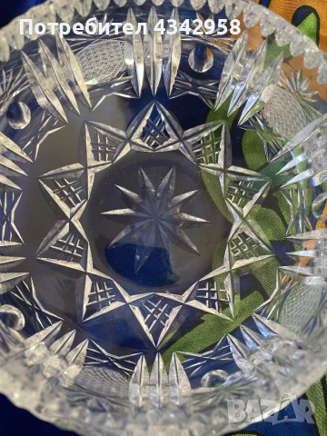 Винтидж кристална ваза.Германия., снимка 3 - Други стоки за дома - 51319283