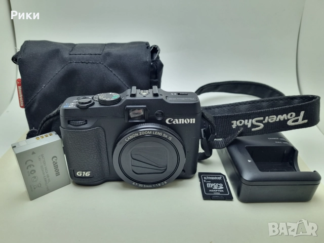 Canon PowerShot G16 Digital Camera 12.1MP 1080P/60p HD