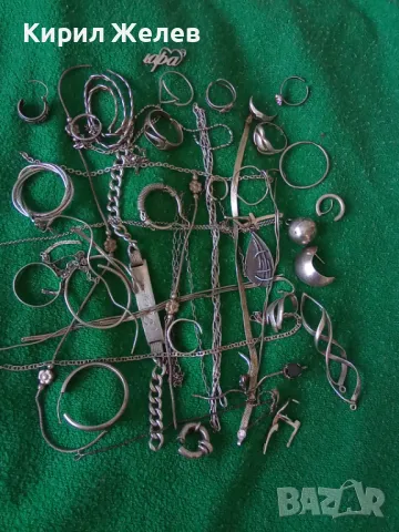 100 грама сребърни накити за поправка за реставрация за части или материал 50660, снимка 8 - Колиета, медальони, синджири - 50243043