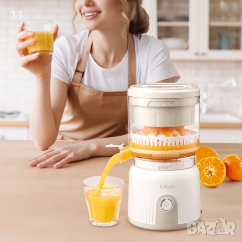 Цитрус Преса Muhler MJ-9022, 2 конуса, самоизстискваща система, снимка 5 - Сокоизстисквачки и цитрус преси - 53566994