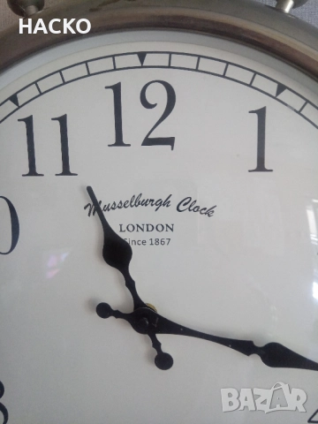 Голям СТАР Стенен ЧАСОВНИК с Кварцов Механизъм, снимка 2 - Антикварни и старинни предмети - 51811141