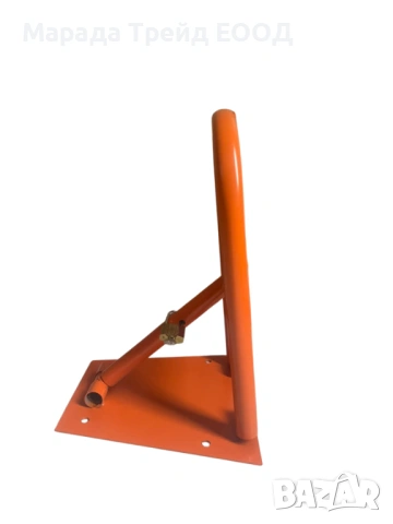 Антипаркинг стопер, метален ограничител против паркиране - тип скоба ф30 със заключване катинар, снимка 2 - Аксесоари и консумативи - 53506971