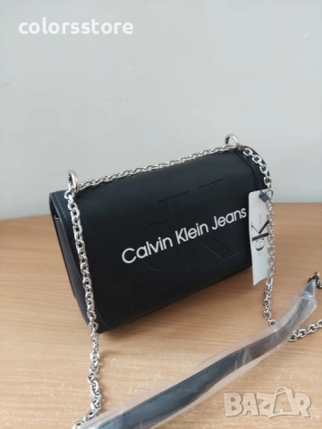 Луксозна Черна чанта Calvin Klein/SG22b, снимка 3 - Чанти - 51879397
