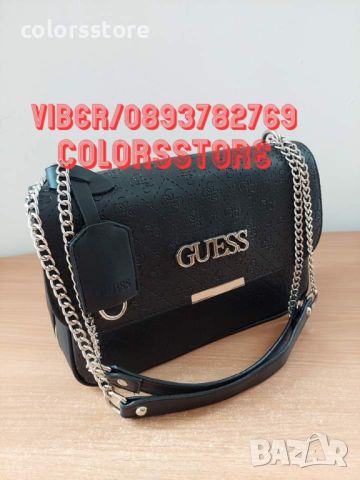 Черна чанта Guess-SG73HM, снимка 5 - Чанти - 45349675