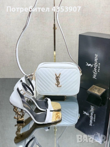  Saint Laurent чанта, снимка 6 - Сандали - 53437860