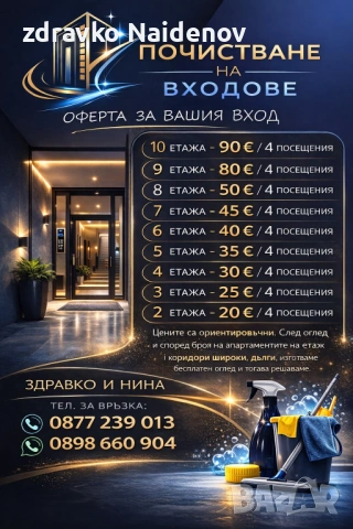 Търсим входове за почистване! , снимка 2 - Почистване на входове - 51757299