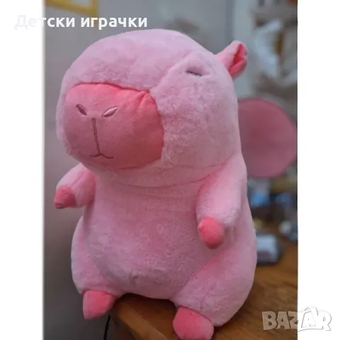 Капибара плюшена играчка с раничка 50см