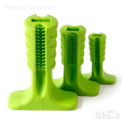 Играчка за куче – четка за зъби против плака и лош дъх