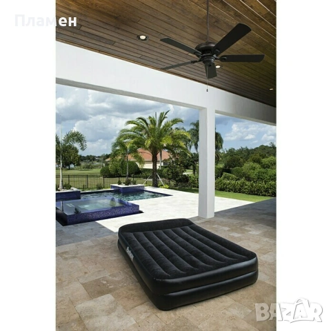 НАДУВАЕМ двоен ДЮШЕК легло, матрак спалня Bestway® Tritech  с ел.помпа 220 V 203 cm x 152 cm x 46 cm, снимка 5 - Спални и легла - 13694113