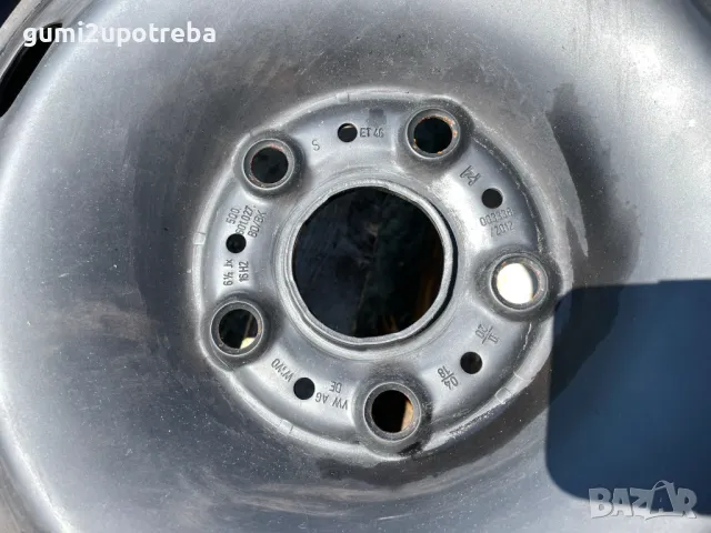 16 джанта 5х112 Audi A3 Seat Leon Skoda Octavia Volkswagen 6,5J et46, снимка 2 - Гуми и джанти - 49817141