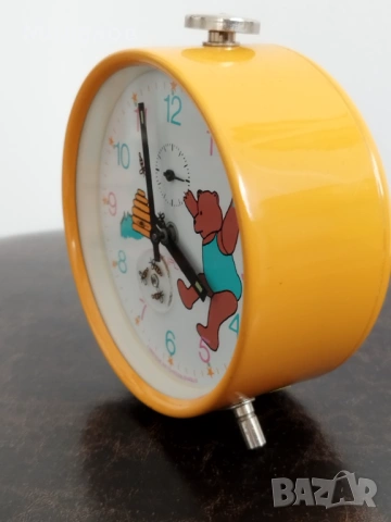 Стар анимиран будилник, настолен часовник, снимка 8 - Антикварни и старинни предмети - 54085987
