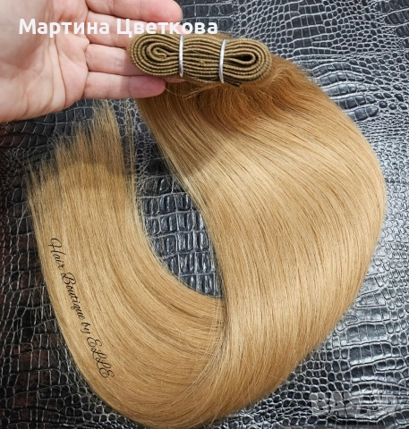 Нова естествена коса на цяла треса, снимка 3 - Аксесоари за коса - 53385589