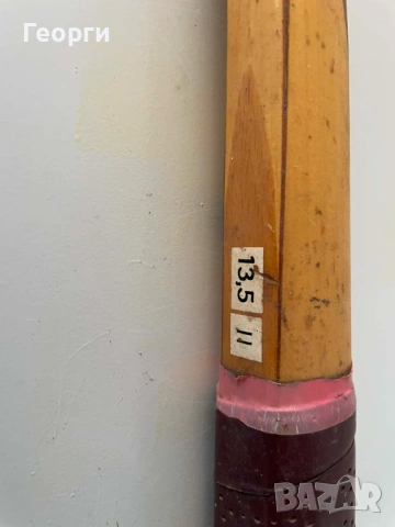 Винтидж дървена тенис ракета 1985 Hickory Wood Ретро колекционерска, снимка 3 - Антикварни и старинни предмети - 53929440