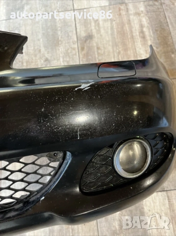 Предна броня черна с фарове за мъгла за Mercedes CLS W219 (2007) 9197, снимка 2 - Части - 54110403