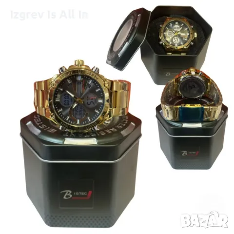 Мъжки часовник BISTEC с елегантен дизайн и висока функционалност, снимка 1