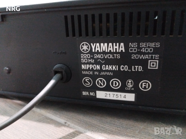 Yamaha CD-400 CD Плейър, снимка 5 - Други - 52632577