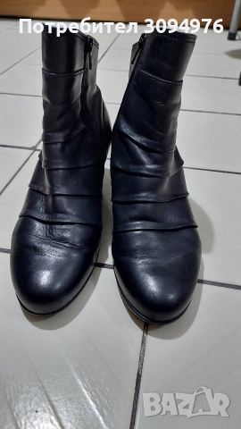 Елегантни боти естествена кожа , снимка 3 - Дамски боти - 52566454