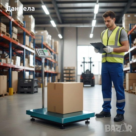 Електронен кантар с платформа до 1000 кг, снимка 2 - Везни - 53783267