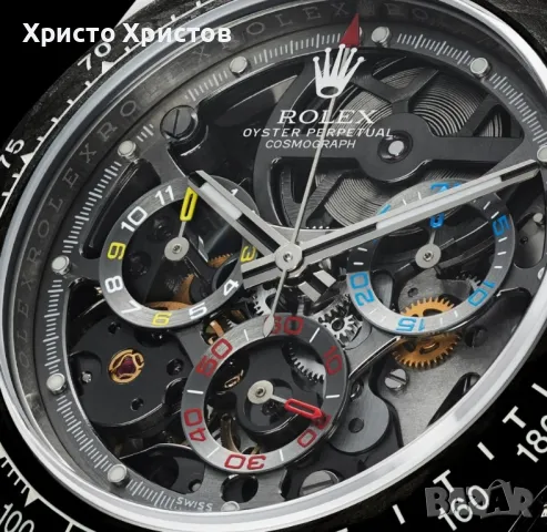 Мъжки луксозен часовник ROLEX DAYTONA Artisans de Genève La Montoya - Rolex Daytona ref. 116520, снимка 2 - Мъжки - 46870514