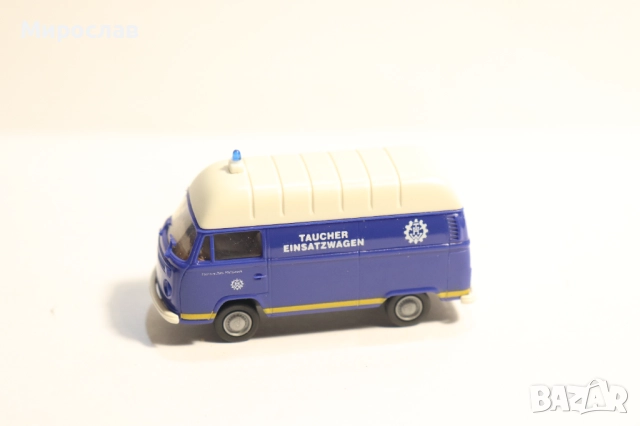 BREKINA H0 1/87 VW ГРАЖДАНСКА ЗАЩИТА КОЛИЧКА КАМИОН МОДЕЛ, снимка 2 - Колекции - 52989472