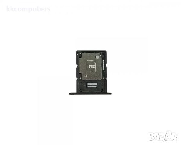SIM / MicroSD държач 2 SIM / Черен / за Samsung A155 / A15 Баркод : 116207, снимка 1 - Резервни части за телефони - 46388237