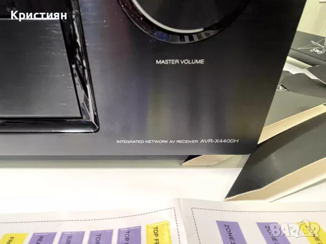 Продавам ресивер за домашно кино Denon AVR X4400h, снимка 2 - Ресийвъри, усилватели, смесителни пултове - 47185569