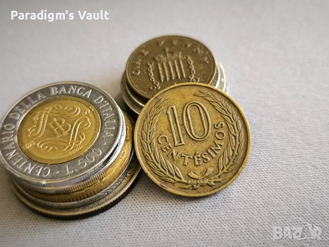 Монета - Уругвай - 10 чентесимо | 1960г., снимка 1 - Нумизматика и бонистика - 45250429