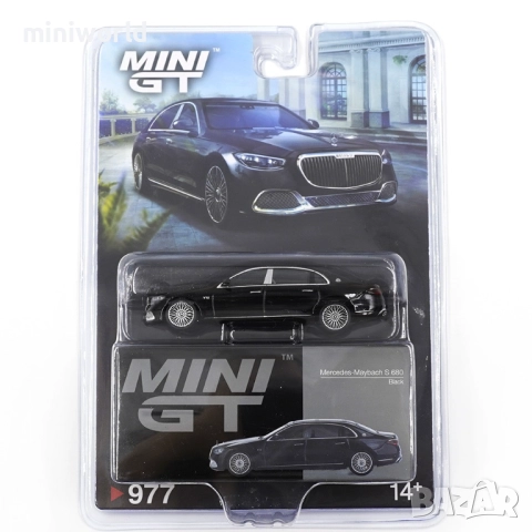 Mercedes-Maybach S 680 2022 RHD Blister Packaging - мащаб 1:64 на Mini-GT нов в блистер + кутийка