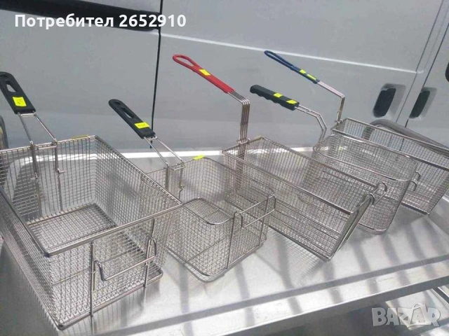 Кошници за фритюрник от неръждаема стомана 5 модела! Чисто нови! ХИТ Цена 20лв/10,23€, снимка 4 - Обзавеждане на кухня - 53649484