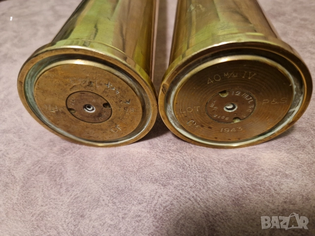 Гилзи от 40мм снаряд 