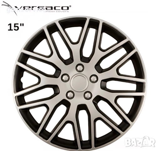 Тасове за джанти 15'' 16'' Versaco Dakar Silver/Black