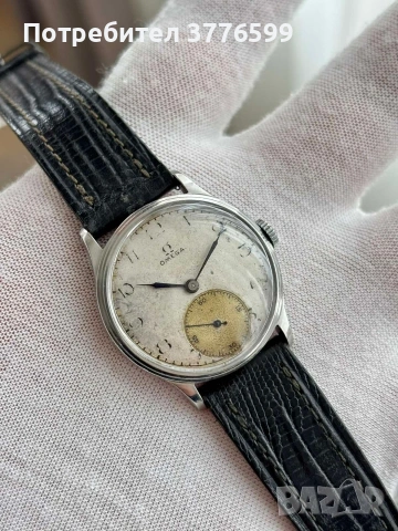 Omega small second cal. 30T2 винтидж часовник, снимка 2 - Мъжки - 53592610