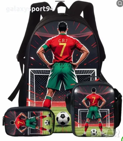 Ямал Футболна Раница + Несесер + Чантичка Мбапе / Роналдо/ Меси, снимка 5 - Футбол - 49227695