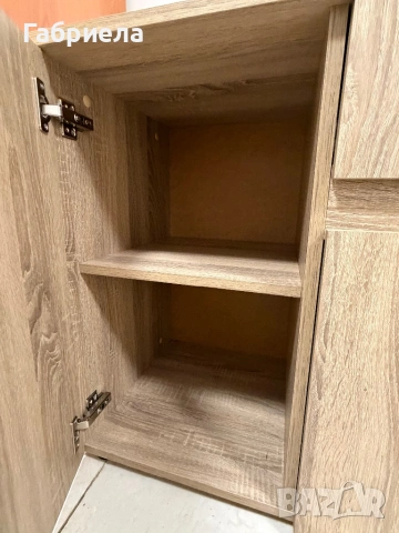 Скрин - шкаф за тв дъб сонома , снимка 3 - Скринове - 53436116
