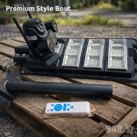 Улична соларна лампа и Smart камера за видеонаблюдение 2 в 1, снимка 5 - Друга електроника - 53806602