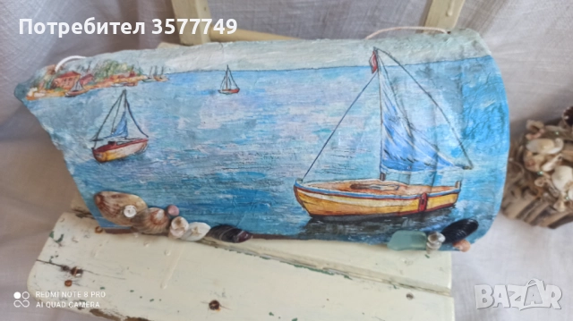 Ръчно изработени декоративни керемиди и картини с естествени материали , снимка 6 - Картини - 52990484