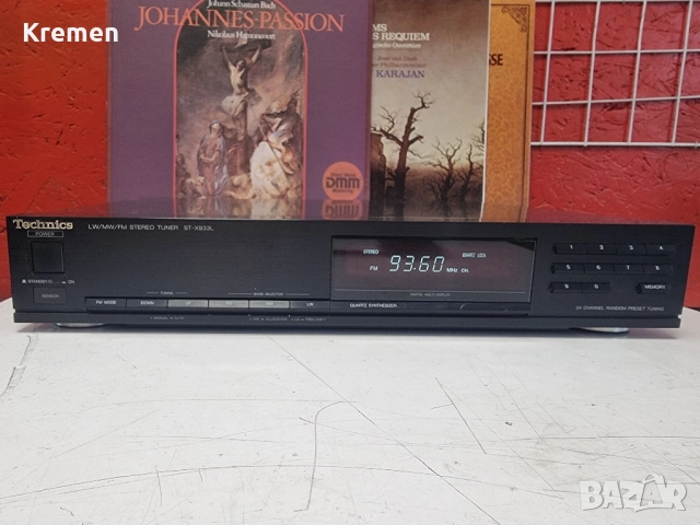 Тунер TECHNICS ST-X933L, снимка 2 - Ресийвъри, усилватели, смесителни пултове - 52348221