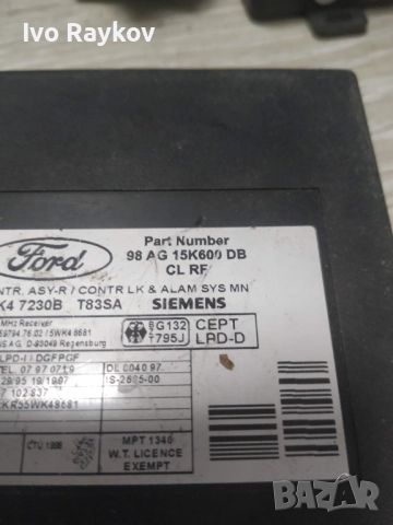 Комфорт Контрол Модул за Ford Focus SIEMENS 5WK4 7230B, 5WK47230B, 98AG 15K600 DB, 98AG15K600DB, снимка 2 - Части - 52382482