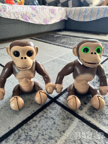 Интерактивна играчка маймуна Zoomer chimp 2 броя