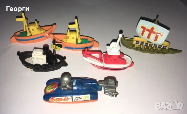 Kinder колички, самолети, хеликоптер, влакове, кораби, лодки и превозни средства от Италия Киндер., снимка 4 - Фигурки - 53759093