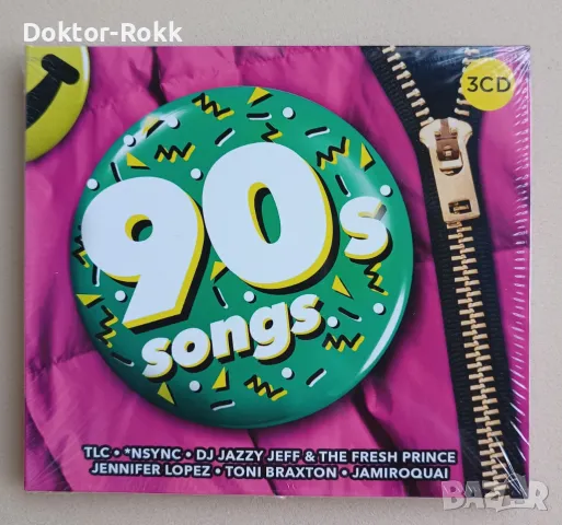 Various – 90s Songs (2017, 3 CD), снимка 1 - CD дискове - 47015475