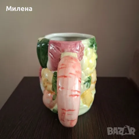 Декоративна чашка със зеленчуци, снимка 7 - Декорация за дома - 50184064